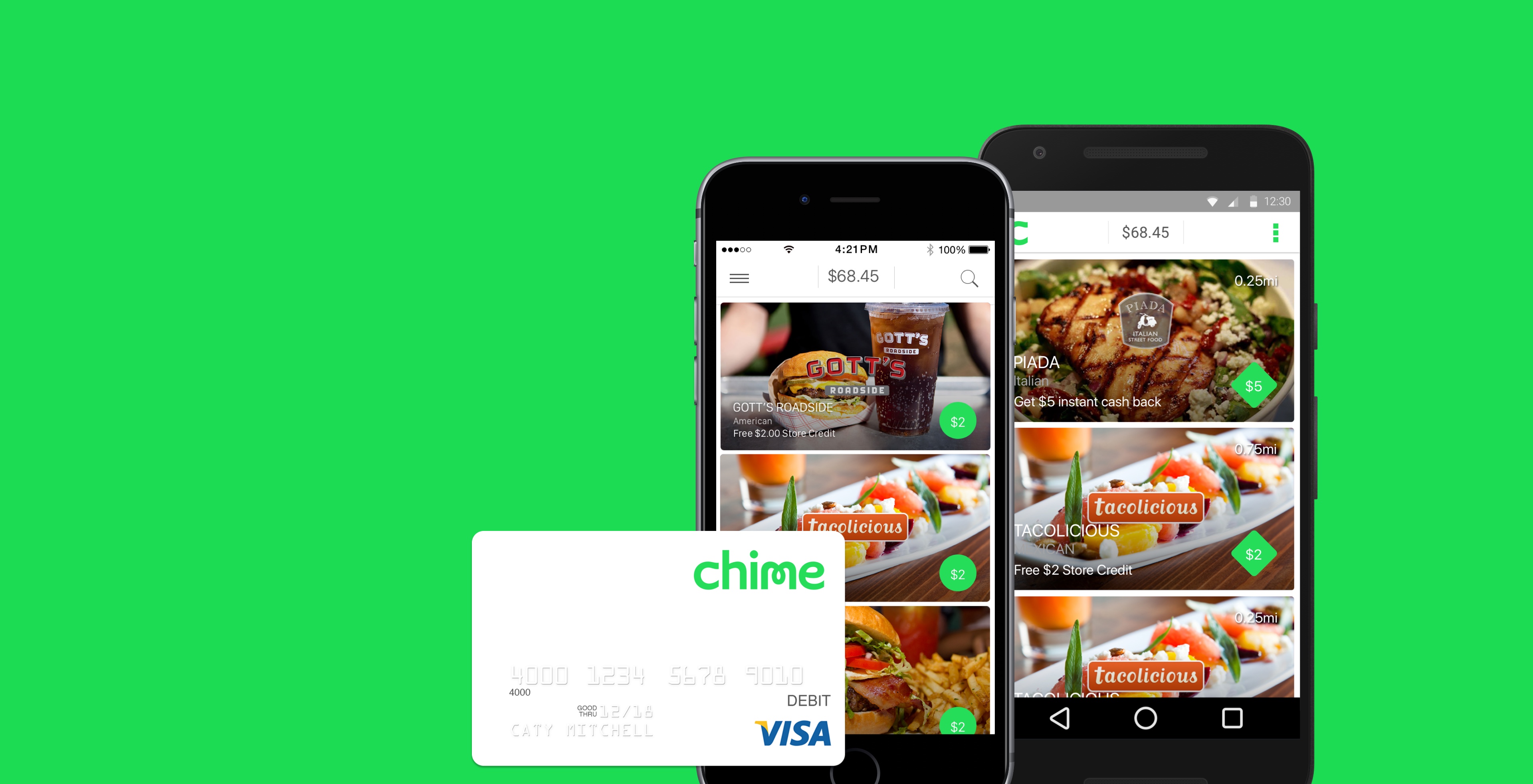 CHIMECARD Web · iOS · Android