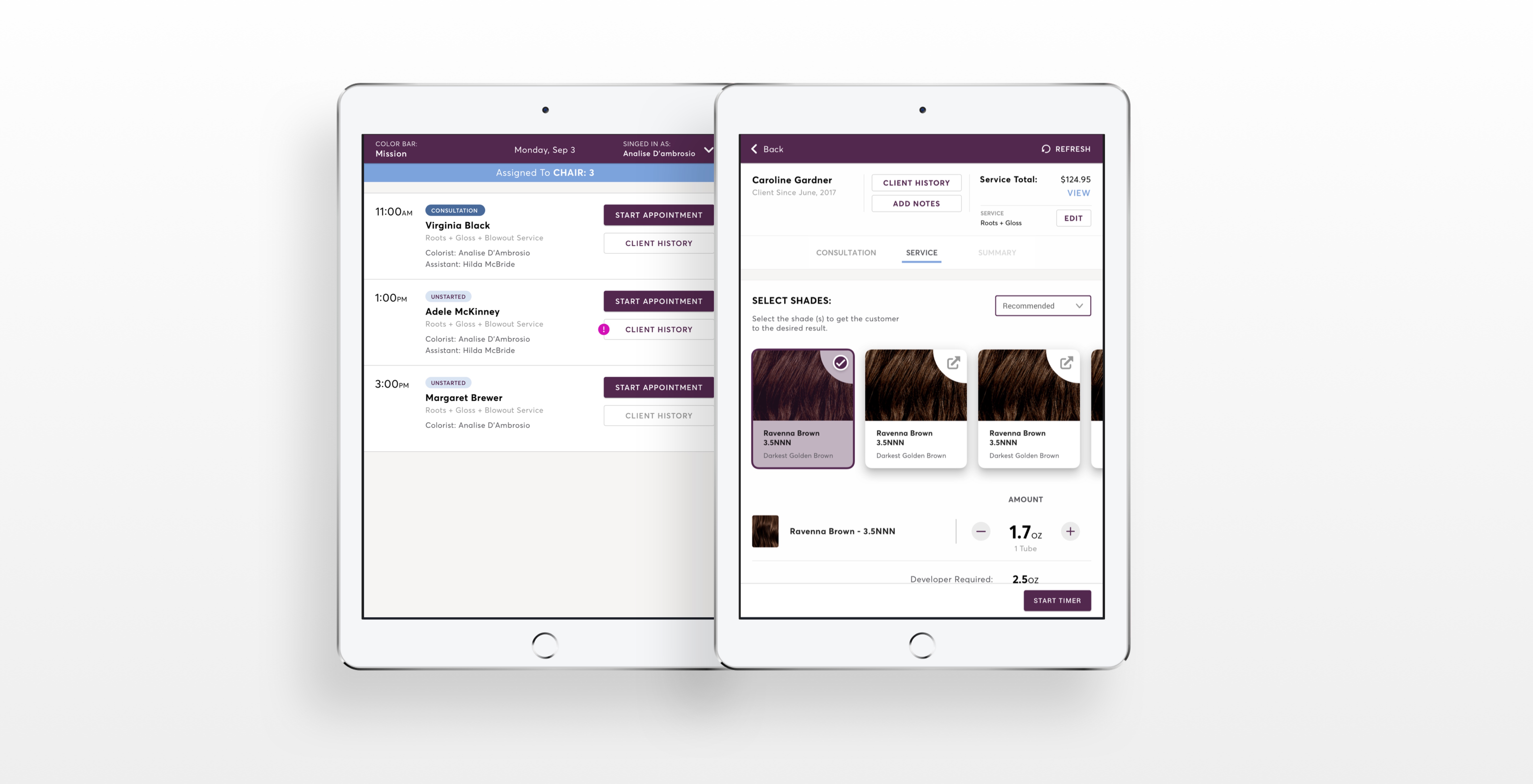 Madison Reed Colorist App
